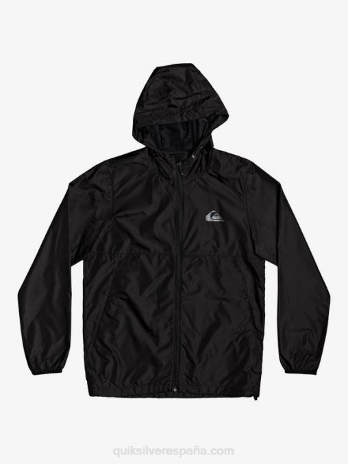 negro chaqueta cortavientos todos los días D6T4D1012 hombres Quiksilver