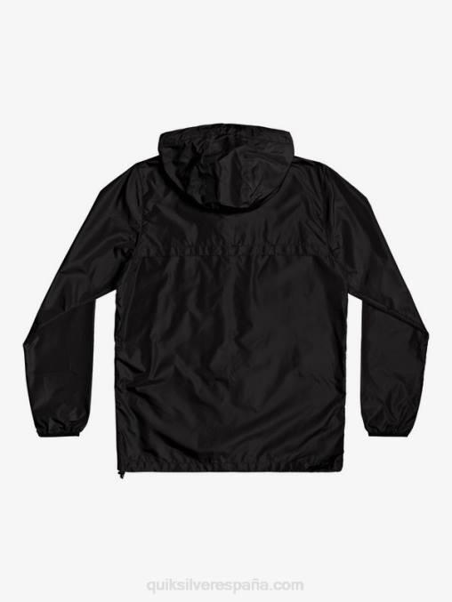 negro chaqueta cortavientos todos los días D6T4D1012 hombres Quiksilver