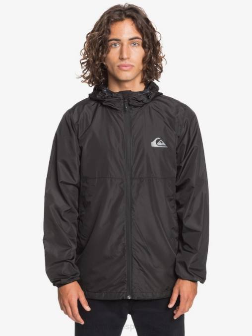 negro chaqueta cortavientos todos los días D6T4D1012 hombres Quiksilver