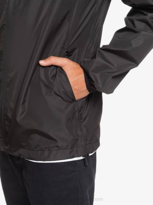 negro chaqueta cortavientos todos los días D6T4D1012 hombres Quiksilver
