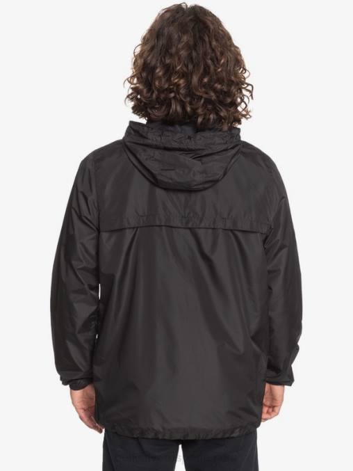 negro chaqueta cortavientos todos los días D6T4D1012 hombres Quiksilver