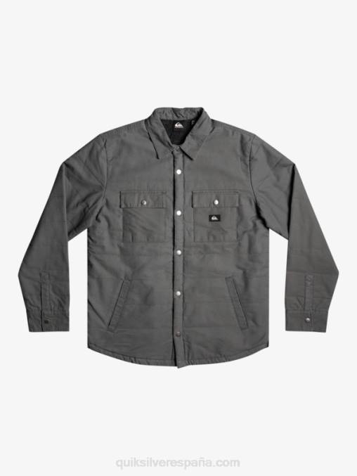puerta de Hierro chamarra de trabajo de lona downrail D6T4D1566 hombres Quiksilver