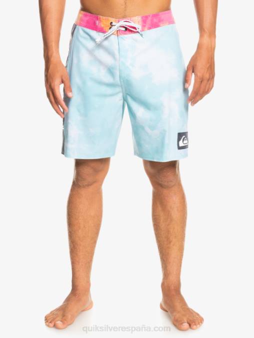 Angel Azul shorts de baño surfsilk acid wash 18 D6T4D1748 hombres Quiksilver