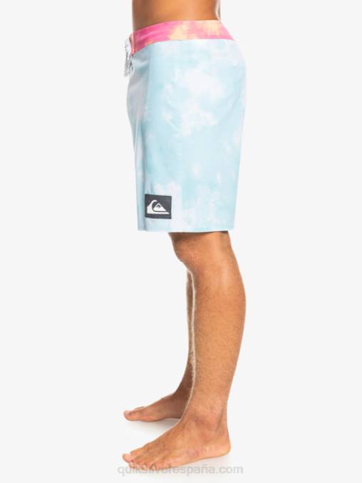 Angel Azul shorts de baño surfsilk acid wash 18 D6T4D1748 hombres Quiksilver