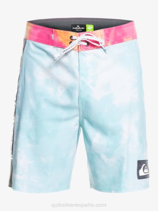 Angel Azul shorts de baño surfsilk acid wash 18 D6T4D1748 hombres Quiksilver