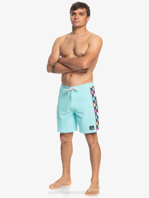 Angel Azul shorts de playa arco 18 originales D6T4D1731 hombres Quiksilver