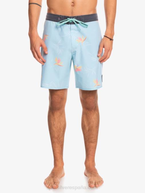 Angel Azul shorts de playa surfsilk lavados 18 D6T4D1760 hombres Quiksilver