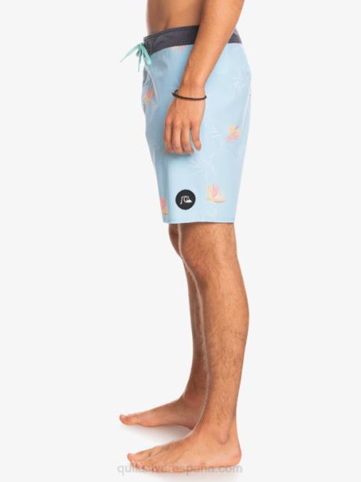 Angel Azul shorts de playa surfsilk lavados 18 D6T4D1760 hombres Quiksilver