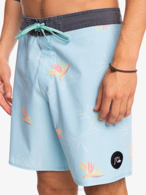 Angel Azul shorts de playa surfsilk lavados 18 D6T4D1760 hombres Quiksilver