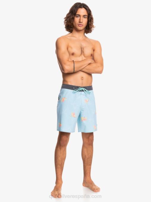 Angel Azul shorts de playa surfsilk lavados 18 D6T4D1760 hombres Quiksilver