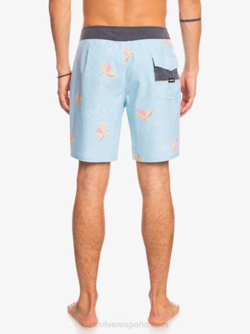 Angel Azul shorts de playa surfsilk lavados 18 D6T4D1760 hombres Quiksilver