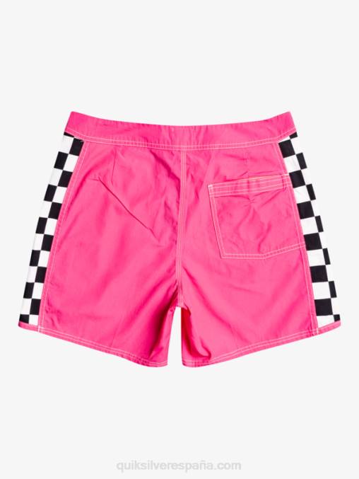 Rosa impactante shorts de playa arco 16 originales D6T4D1781 hombres Quiksilver