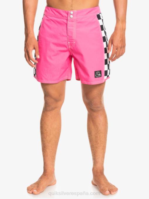 Rosa impactante shorts de playa arco 16 originales D6T4D1781 hombres Quiksilver
