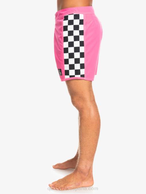 Rosa impactante shorts de playa arco 16 originales D6T4D1781 hombres Quiksilver