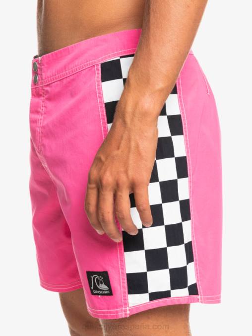 Rosa impactante shorts de playa arco 16 originales D6T4D1781 hombres Quiksilver