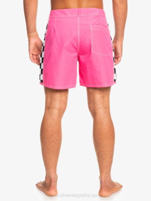 Rosa impactante shorts de playa arco 16 originales D6T4D1781 hombres Quiksilver