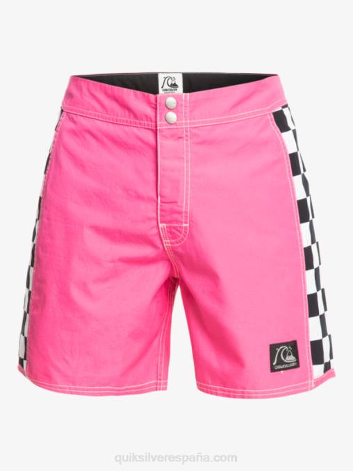 Rosa impactante shorts de playa arco 16 originales D6T4D1781 hombres Quiksilver