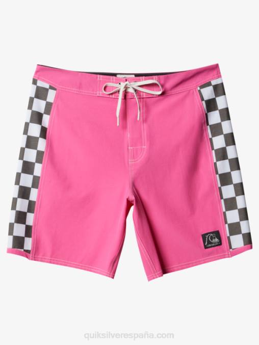 Rosa impactante shorts de playa arco 18 originales D6T4D1732 hombres Quiksilver