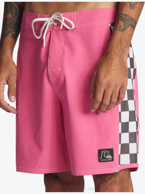 Rosa impactante shorts de playa arco 18 originales D6T4D1732 hombres Quiksilver