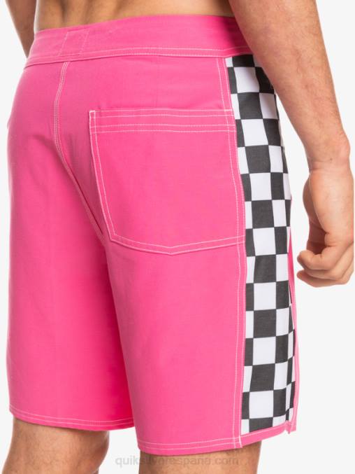 Rosa impactante shorts de playa arco 18 originales D6T4D1732 hombres Quiksilver