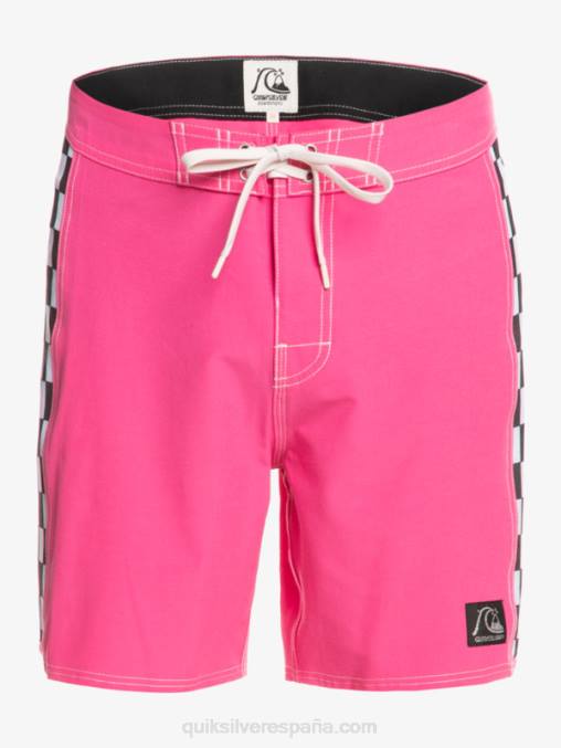 Rosa impactante shorts de playa arco 18 originales D6T4D1732 hombres Quiksilver