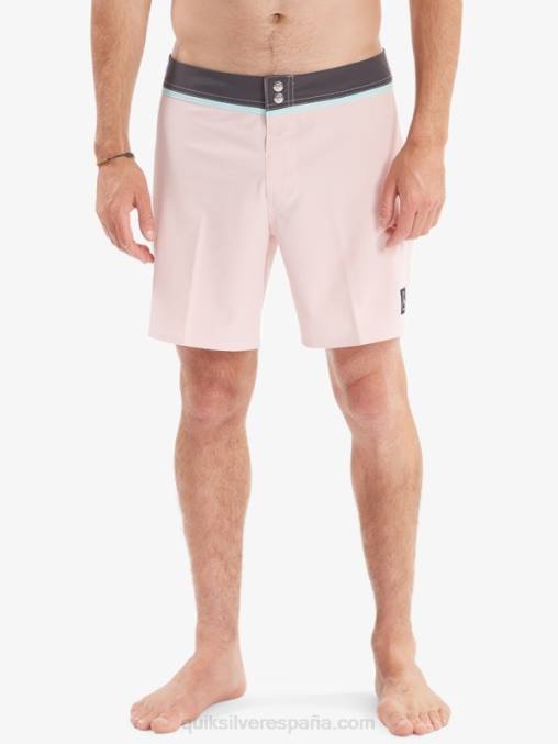 Rosa suave shorts de baño reciclados solid snap 17 D6T4D1829 hombres Quiksilver
