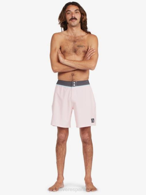 Rosa suave shorts de baño reciclados solid snap 17 D6T4D1829 hombres Quiksilver