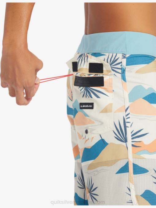 abedul shorts de playa highlite festoneado 19 D6T4D29 hombres Quiksilver