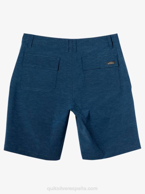 alférez azul shorts de playa waterman backwater 20 anfibios D6T4D775 hombres Quiksilver