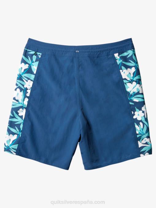 alférez azul shorts de playa waterman cliffside solid 19 D6T4D416 hombres Quiksilver