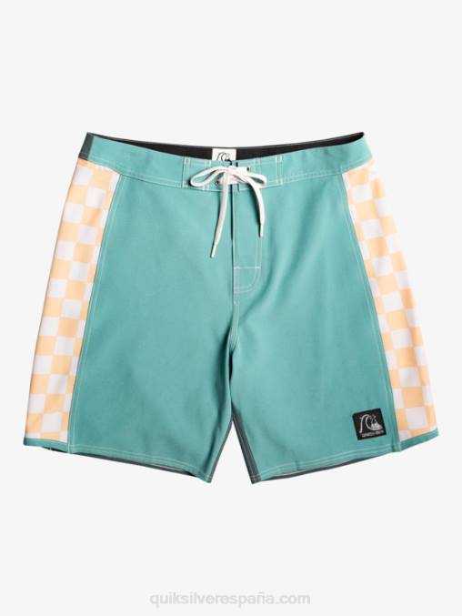 azul bretaña shorts de playa arco 18 originales D6T4D177 hombres Quiksilver