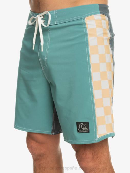 azul bretaña shorts de playa arco 18 originales D6T4D177 hombres Quiksilver