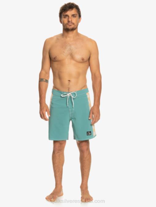 azul bretaña shorts de playa arco 18 originales D6T4D177 hombres Quiksilver