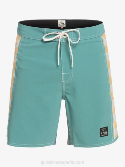azul bretaña shorts de playa arco 18 originales D6T4D177 hombres Quiksilver