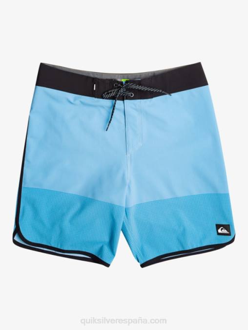 azul celeste shorts de playa highlite festoneado 19 D6T4D17 hombres Quiksilver