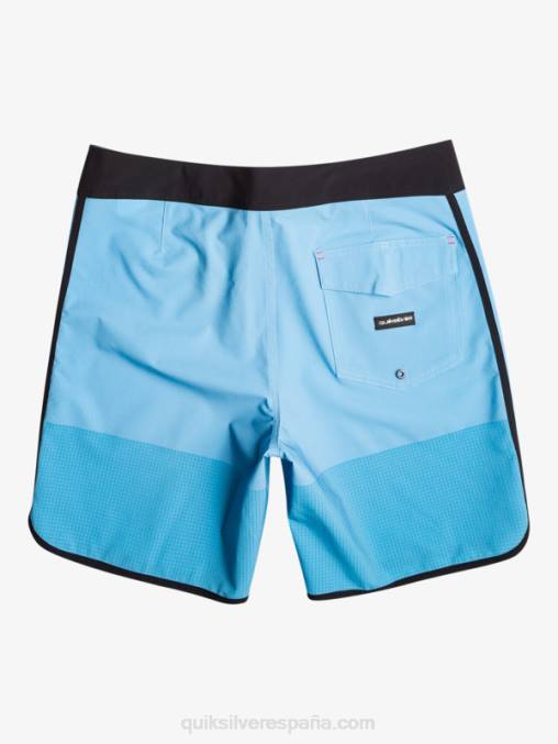 azul celeste shorts de playa highlite festoneado 19 D6T4D17 hombres Quiksilver