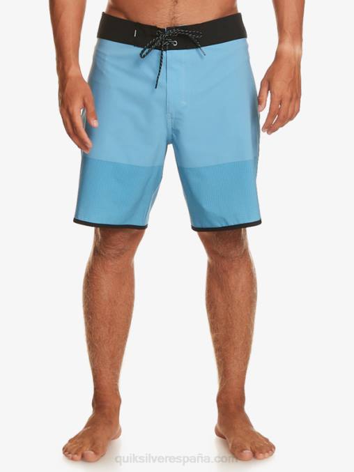 azul celeste shorts de playa highlite festoneado 19 D6T4D17 hombres Quiksilver