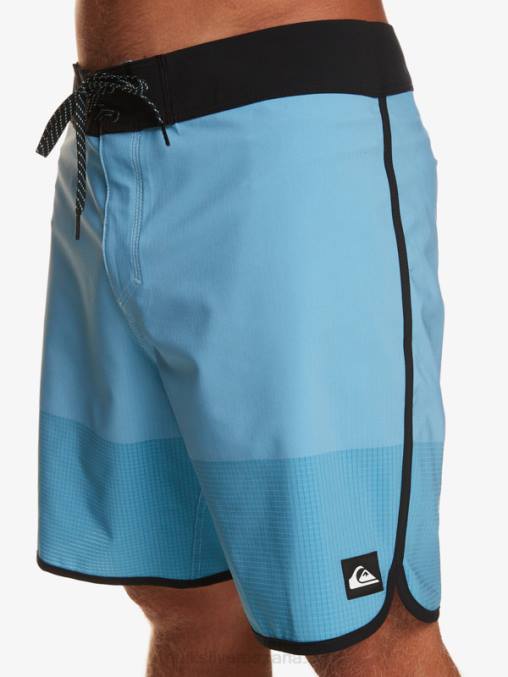 azul celeste shorts de playa highlite festoneado 19 D6T4D17 hombres Quiksilver