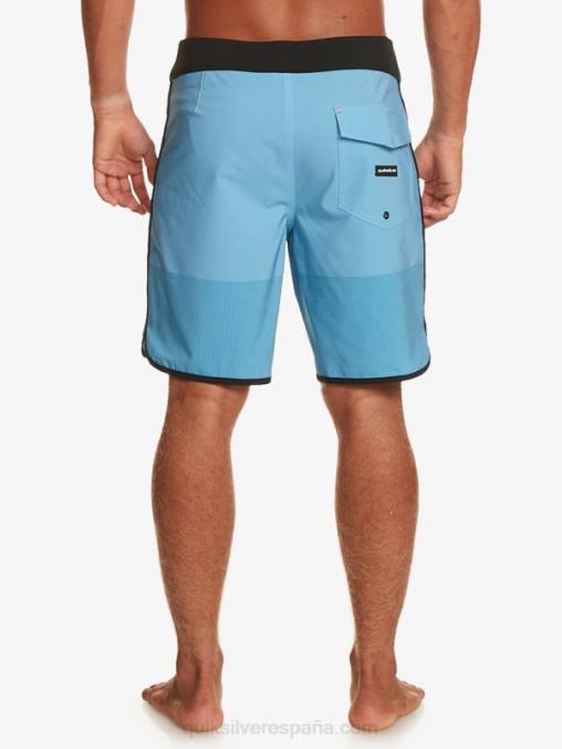 azul celeste shorts de playa highlite festoneado 19 D6T4D17 hombres Quiksilver