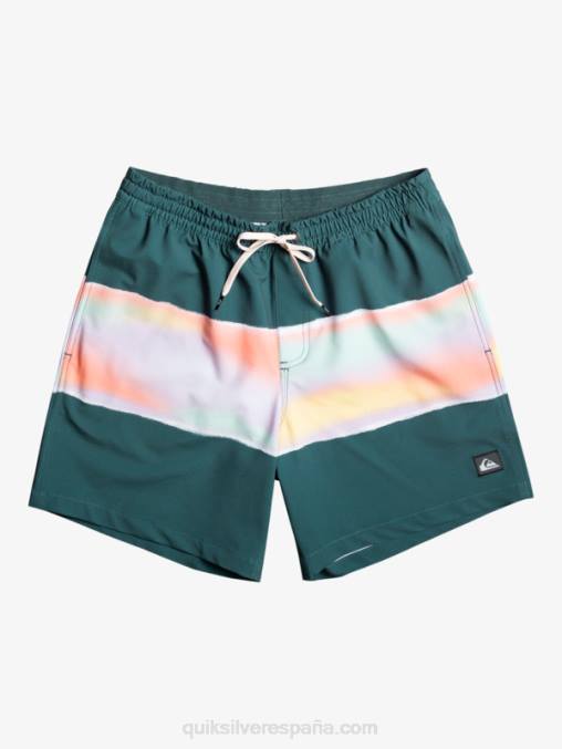 azul marino medianoche aerógrafo surfsilk 17 voleas D6T4D657 hombres Quiksilver