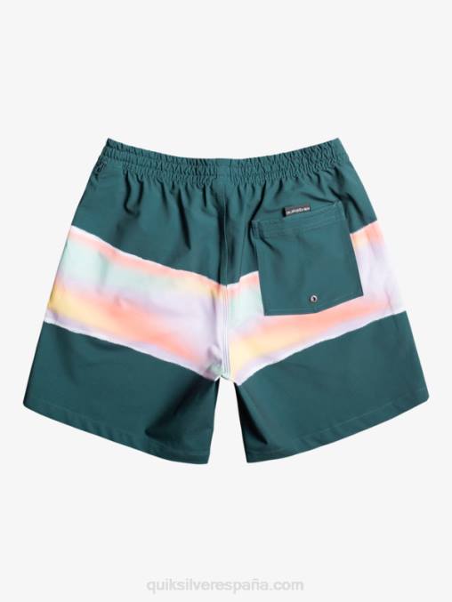 azul marino medianoche aerógrafo surfsilk 17 voleas D6T4D657 hombres Quiksilver