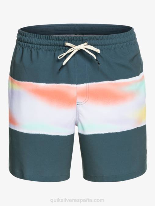 azul marino medianoche aerógrafo surfsilk 17 voleas D6T4D657 hombres Quiksilver