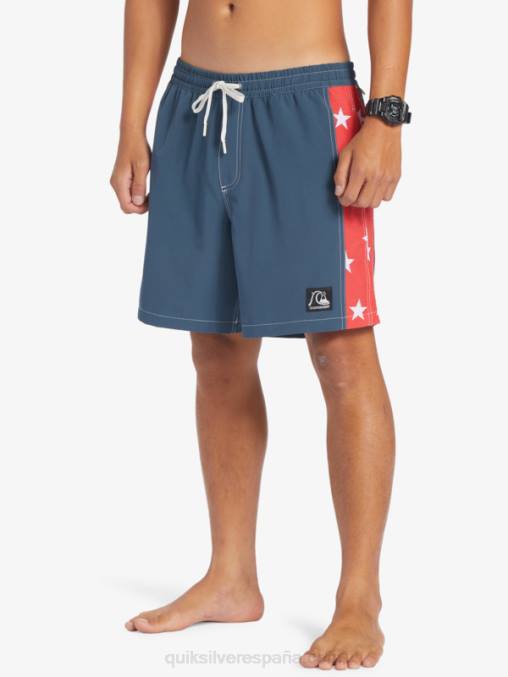 azul marino medianoche arco original 17 voleas D6T4D533 hombres Quiksilver
