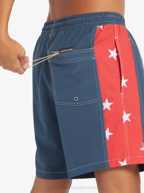 azul marino medianoche arco original 17 voleas D6T4D533 hombres Quiksilver