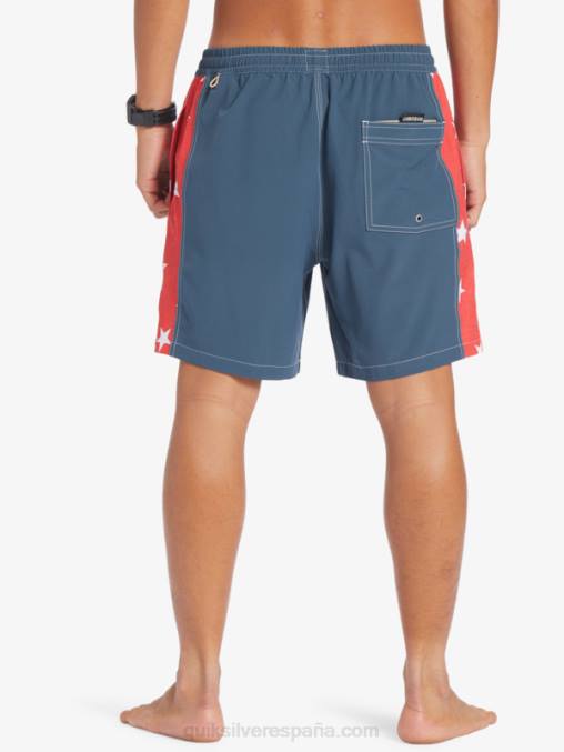 azul marino medianoche arco original 17 voleas D6T4D533 hombres Quiksilver