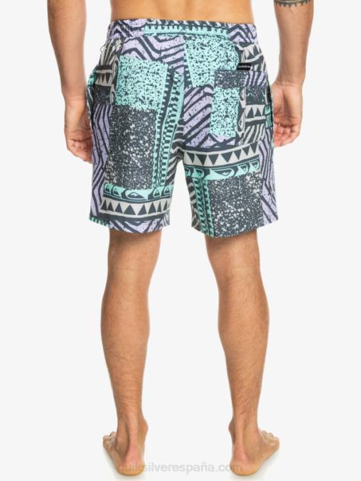 azul marino medianoche mezcla surfsilk 17 voleas D6T4D636 hombres Quiksilver