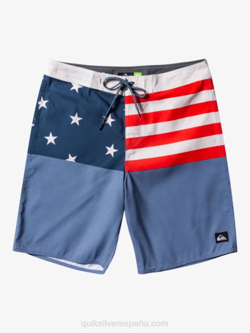 azul marino medianoche shorts de baño diarios de la división 20 D6T4D670 hombres Quiksilver