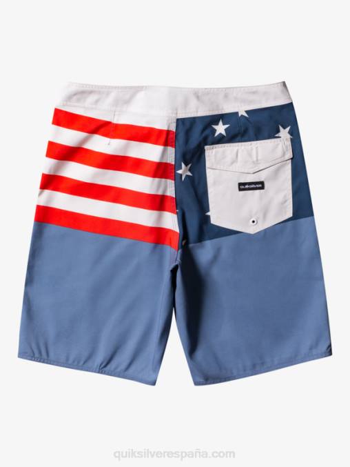 azul marino medianoche shorts de baño diarios de la división 20 D6T4D670 hombres Quiksilver
