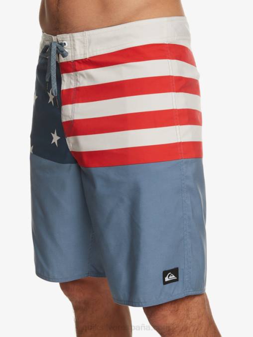 azul marino medianoche shorts de baño diarios de la división 20 D6T4D670 hombres Quiksilver