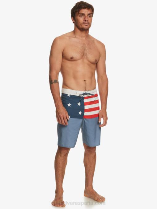 azul marino medianoche shorts de baño diarios de la división 20 D6T4D670 hombres Quiksilver